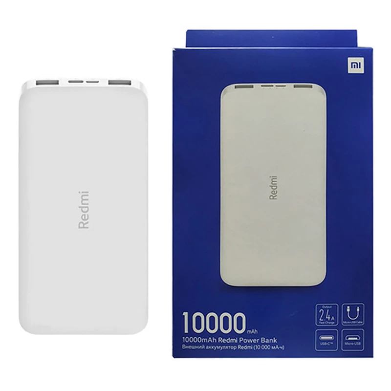 پاوربانک 10W شیائومی 10000 میلی آمپر مدل Redmi PB100LZM